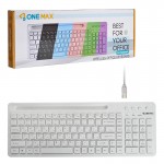 کیبورد بی سیم/ بلوتوث شارژی وان مکس (ONE MAX) مدل OM-3000WA