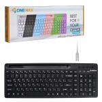 کیبورد بی سیم/ بلوتوث شارژی وان مکس (ONE MAX) مدل OM-3000WA