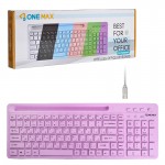 کیبورد بی سیم/ بلوتوث شارژی وان مکس (ONE MAX) مدل OM-3000WA