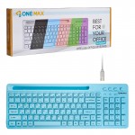 کیبورد بی سیم/ بلوتوث شارژی وان مکس (ONE MAX) مدل OM-3000WA