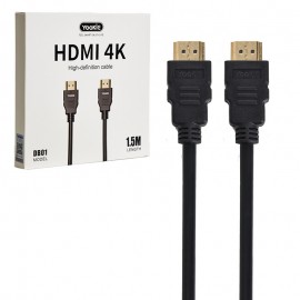 کابل HDMI 4K یوکی (Yookie) طول 1.5 متر مدل DB01