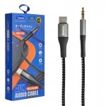 کابل تایپ سی به جک 3.5 میلی متری (Type-C To Aux) یوکی (Yookie) طول 1 متر مدل YA5