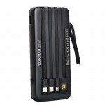 پاوربانک 4IN1 + چهار کابل همراه ارلدام (Earldom) مدل ET-PB69 ظرفیت 10000mAh