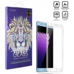 محافظ گلس صفحه نمایش 5D مناسب برای گوشی  S8  سفید