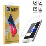 محافظ گلس صفحه نمایش 6D مناسب برای گوشی Iphone 7 Plus سفید