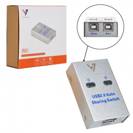 سوئیچ 2 پورت USB 2.0 اتومات واصل (VASEL) مدل VSL-2UA-T
