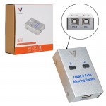 سوئیچ 2 پورت USB 2.0 اتومات واصل (VASEL) مدل VSL-2UA-T