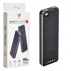 باکس هارد M.2 SATA SSD Enclosure NVMe Type-C USB 3.1 واصل (VASEL) مدل VSL-M9tc