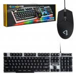 کیبورد و موس گیمینگ سیم دار بک لایت RGB وان مکس (ONE MAX) مدل OM-G6100E