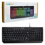 کیبورد گیمینگ سیم دار بک لایت RGB وان مکس (ONE MAX) مدل OM-G5800E