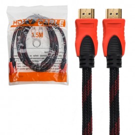 کابل HDMI کنفی طول 1.5 متر (پک نایلونی)
