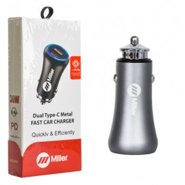 شارژر فندکی 30 وات دو پورت میلر (Miller) مدل CH-107