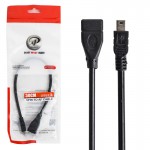 کابل افزایش طول موبایل و دوربین 5 پین ذوزنقه ای USB AF/5P ایکس پی (XP) طول 0.3 متر