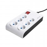 محافظ برق لوازم صوتی تصویری و کامپیوتر 6 خانه برج (Borj Electronic) طول 2.8 متر مدل Parsa 95525