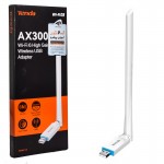 دانگل WiFi شبکه آنتن دار 6Dbi تندا (Tenda) مدل AX300 U2 گارانتی 36 ماه آسان پیشرو
