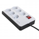 محافظ برق لوازم صوتی تصویری و کامپیوتر 6 خانه برج (Borj Electronic) طول 1.8 متر مدل Parsa 95525