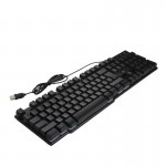 کیبورد گیمینگ سیم دار بک لایت RGB پی نت (P-net) مدل KB.1100