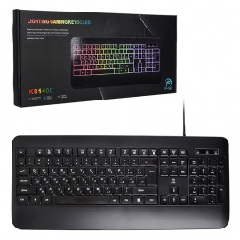 کیبورد گیمینگ سیم دار بک لایت RGB پی نت (P-net) مدل KB1400