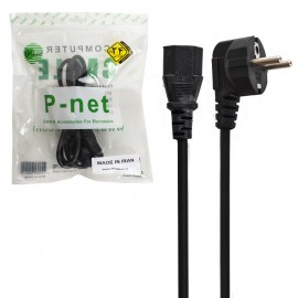 کابل برق کامپیوتر 0.75*3 پی نت (P-net) طول 1.5 متر