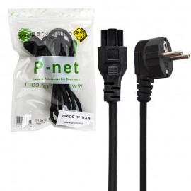 کابل برق 3 پین لپ تاپ 0.75*3 پی نت (P-net) طول 1.5 متر