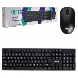 کیبورد و موس بی سیم دیتکس پلاس (+DETEX) مدل DK 705