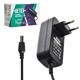 آداپتور سوزنی بزرگ 19 ولت 2.1 آمپر 19V/2.1A دیتکس پلاس (+DETEX) مدل DA 192