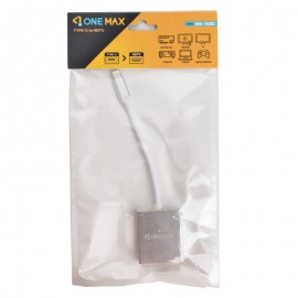 کابل تبدیل Type-C To HDMI وان مکس (ONE MAX) طول 10 سانتیمتر مدل OM-158D