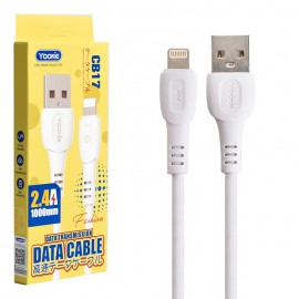 کابل آیفون (Lightning) یوکی (Yookie) طول 1 متر مدل CB17