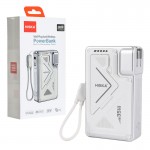 پاوربانک بی سیم + کابل همراه هیسکا (HISKA) مدل HP-226PD ظرفیت 20000mAh