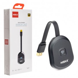 تبدیل HDMI به WiFi هیسکا (HISKA) مدل HR-30 MIRROR CAST
