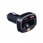 شارژر فندکی 30 وات سه پورت + MP3 پلیر بلوتوثی هیسکا (HISKA) مدل HCC-339