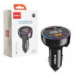 شارژر فندکی 30 وات سه پورت + MP3 پلیر بلوتوثی هیسکا (HISKA) مدل HCC-338