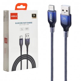 کابل تایپ سی (Type-C) هیسکا (HISKA) طول 1 متر مدل LX-911AC