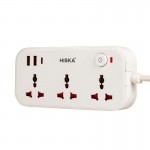 رابط و چند راهی برق + سه پورت USB هیسکا (HISKA) مدل CH-5511