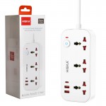رابط و چند راهی برق + سه پورت USB هیسکا (HISKA) مدل CH-5511