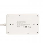 رابط و چند راهی برق + شش پورت USB هیسکا (HISKA) مدل CH-5521