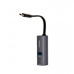 هاب 3 پورت USB 3.0 و رابط تایپ سی 5in1 هیسکا (HISKA) مدل HR-52