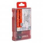باتری نیم قلمی شارژی تایپ سی (Type-C) هیسکا (HISKA) مدل Li-ion-AAA H16-AAA4 1.5V 250mAh (بسته 4 عددی)