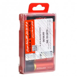 باتری قلمی شارژی تایپ سی (Type-C) هیسکا (HISKA) مدل Li-ion-AA H16-AA2 1.5V 835mAh (بسته 2 عددی)