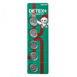 باتری سکه ای دیتکس پلاس (+DETEX) مدل 3V CR2016 (کارتی 5 تایی)