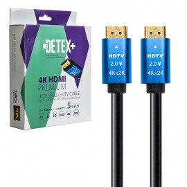 کابل HDMI 4K 2.0V دیتکس پلاس (+DETEX) طول 5 متر