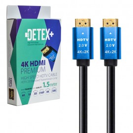 کابل HDMI 4K 2.0V دیتکس پلاس (+DETEX) طول 1.5 متر
