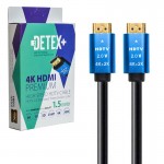 کابل HDMI 4K 2.0V دیتکس پلاس (+DETEX) طول 1.5 متر