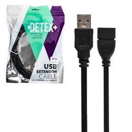 کابل افزایش طول USB دیتکس پلاس (+DETEX) طول 3 متر