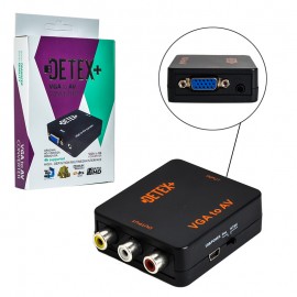 تبدیل VGA To AV 4K دیتکس پلاس (+DETEX)