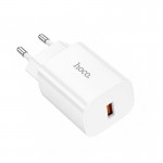 شارژر دیواری 22.5 وات + کابل تایپ سی (USB-A To Type-C) هوکو (hoco) مدل DC129
