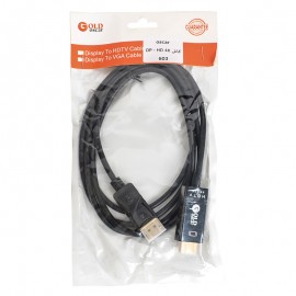 کابل DisplayPort To HDMI 4K گلد اسکار (GOLD oscar) طول 1.5 متر مدل 603