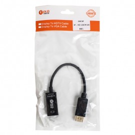 کابل تبدیل DisplayPort To HDMI 4K گلد اسکار (GOLD oscar) طول 20 سانتیمتر مدل 601