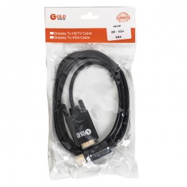 کابل DisplayPort To VGA گلد اسکار (GOLD oscar) طول 1.5 متر مدل 604