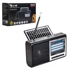رادیو اسپیکر پنل خورشیدی دار رم و فلش خور گولون (GOLON) مدل RX-BT3050S